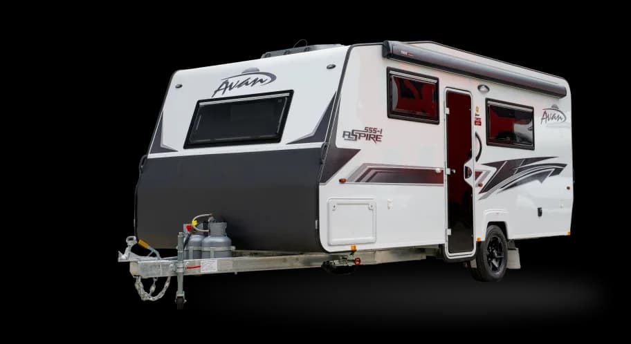 Avan hard-top caravan