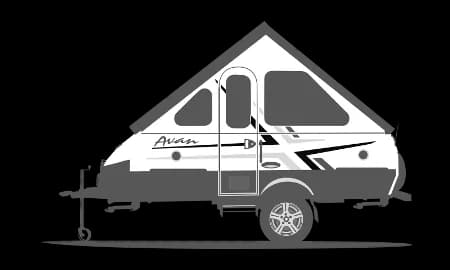 Avan camper line drawing